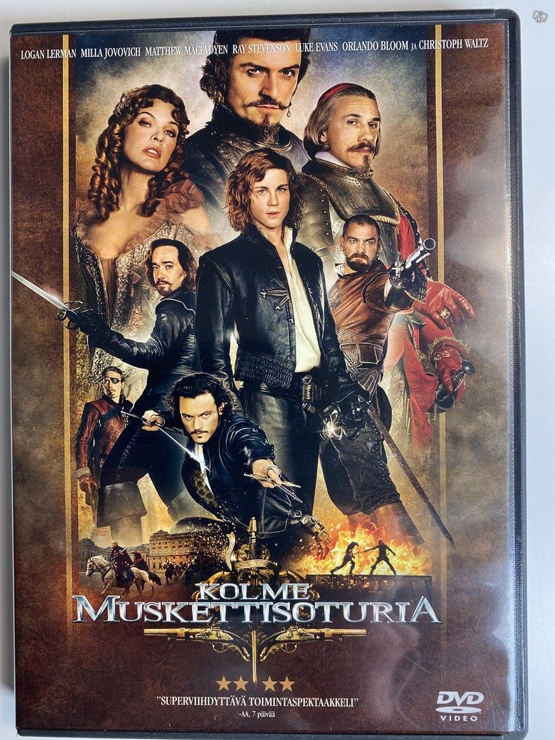 DVD Kolme muskettisoturia