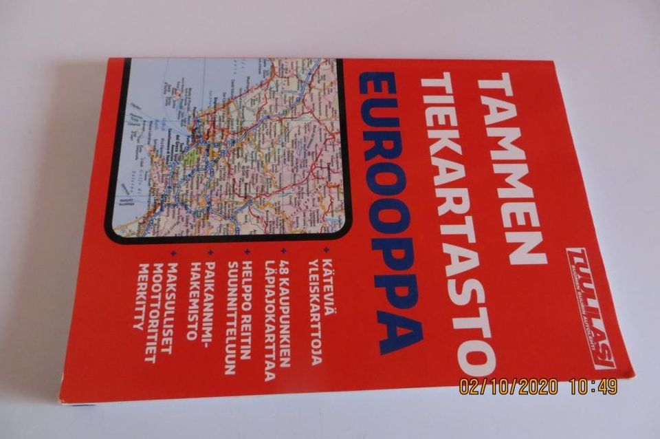 Tammen tiekartasto. 25 Euroa