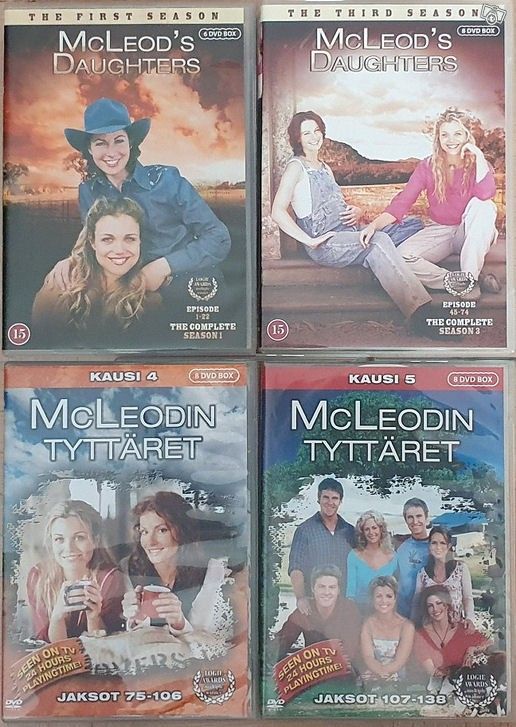 McLeodin tyttäret kaudet 1 - 6 - Dvd boxit