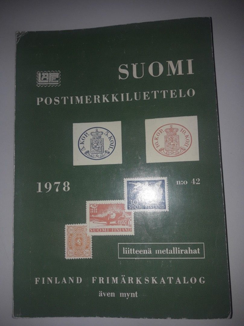 Suomi postimerkkiluettelo v. 1978