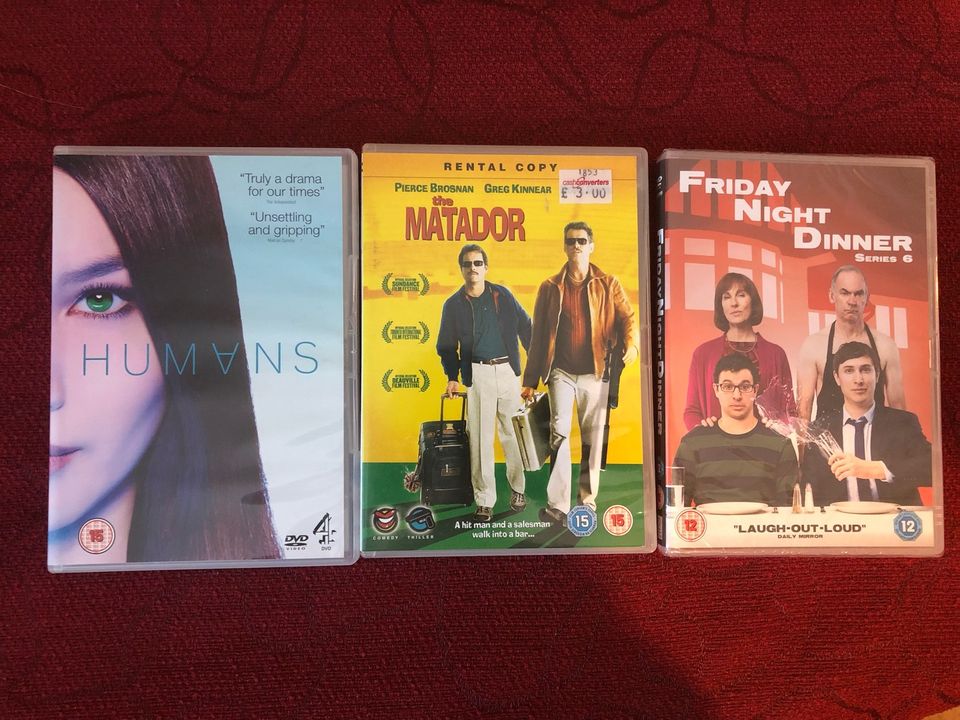 DVD:t Humans, Matador, Friday Night Dinner