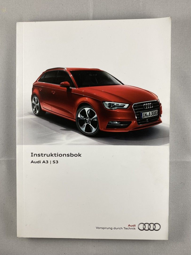 Instruktionsbok Audi A3 | S3 ohjekirja