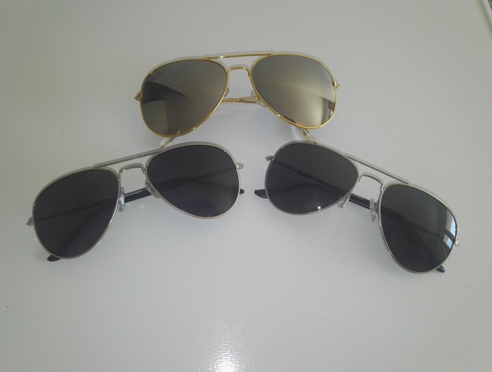 Myynti 3 x aviator aurinkolasit