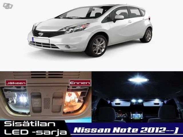 Nissan Note (E12) Sisätilan LED -sarja ;6 -osainen