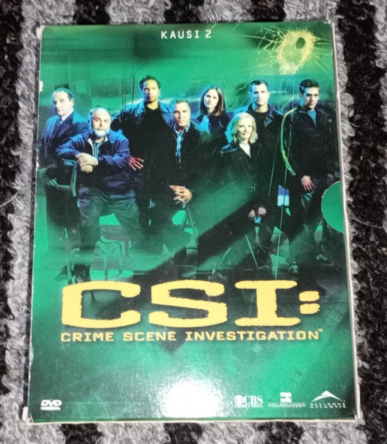 CSI kausi 2 6 DVD levyä