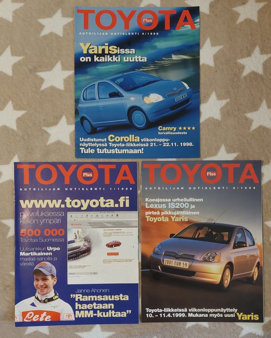 Toyota Plus Autoilijan uutislehti v. 1998, 1999