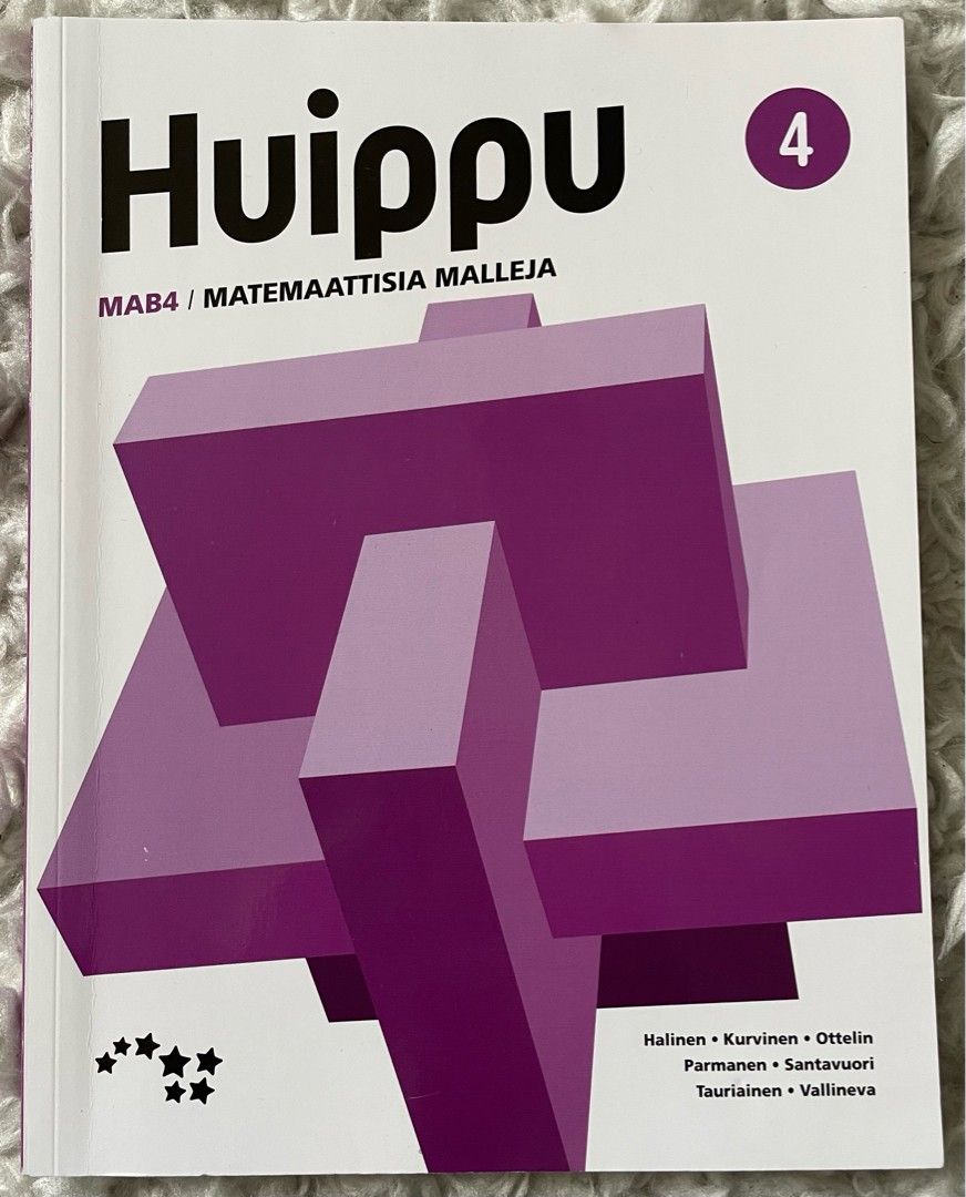 Huippu 4 MAB2 matemaattisia malleja -kirja