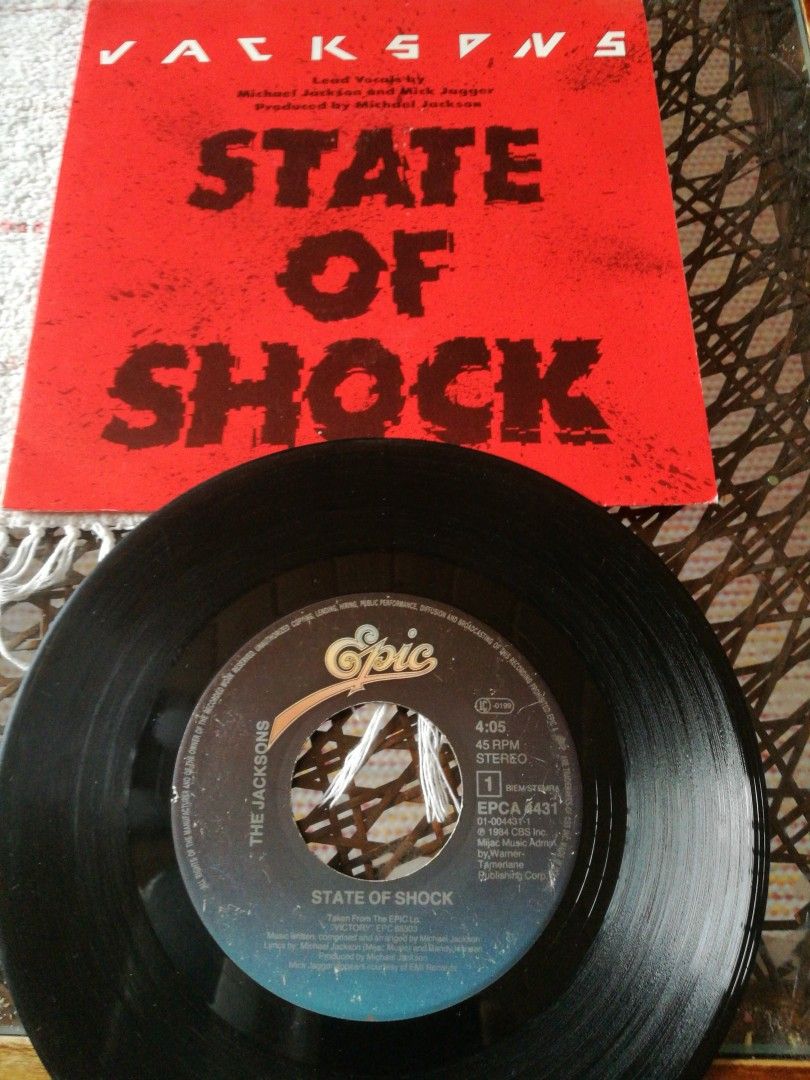 The Jacksons 7" State of shock / Your ways