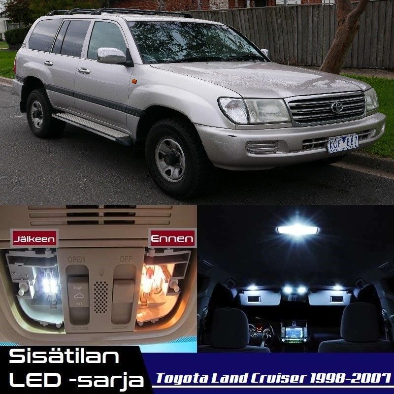 Toyota Land Cruiser (J100) Sisätilan LED-sarja;x18