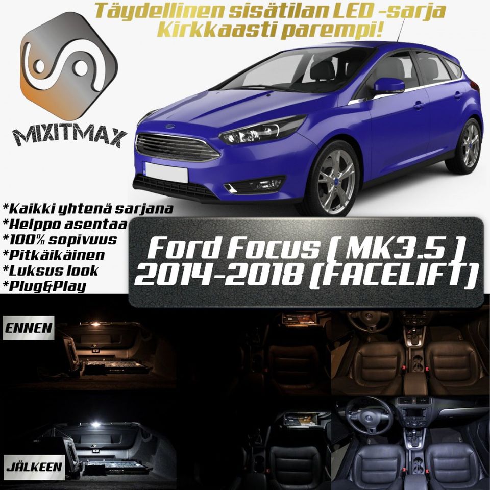 Ford Focus (MK3.5) Sisätilan LED -sarja ;x16