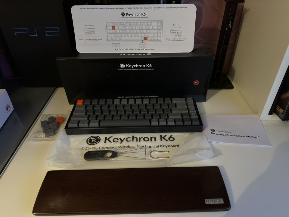 Keychron K6 hot-swap aluminum Red switch