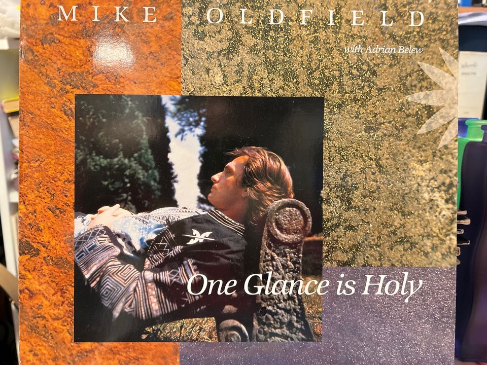 Mike Oldfield One Glance is Holy lp