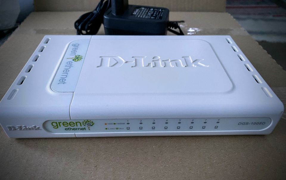 D-Link DGS-1008D 8-porttinen kytkin