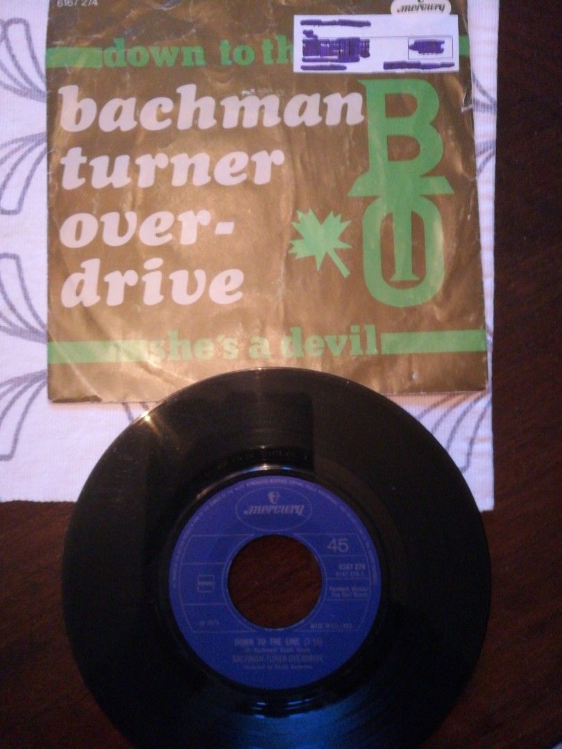 Bachmann- Turner Overdrive 7" Single