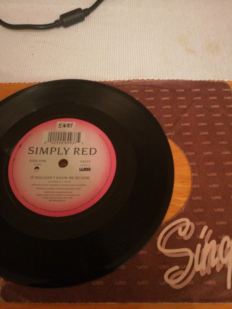 Simply Red 7" If you don't know me by now