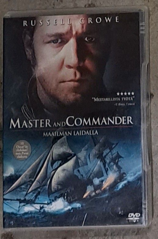 Master and commander maailman laidalla dvd