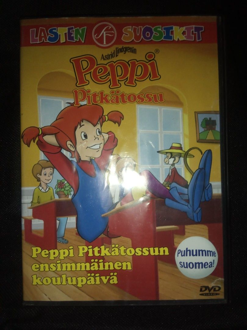 Peppi Pitkätossun ensimmäinen koulupäivä DVD