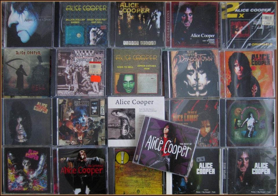 Alice Cooper, Samson ja Thin Lizzy cd;eitä