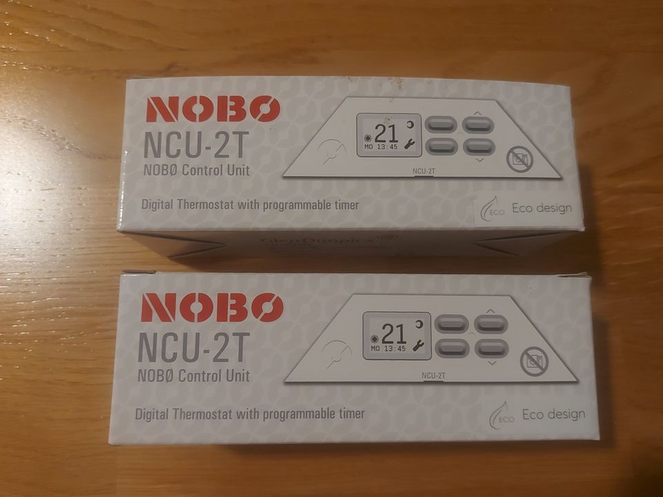 Nobö NCU 2T termostaatti diginäytöllä (uusi)