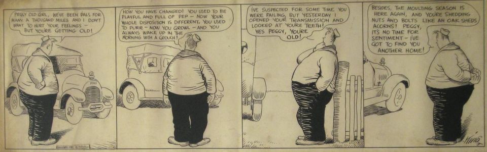 Juliste, yms. 105 Frank King Gasoline Alley