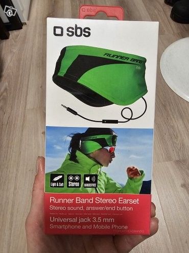 SBS Runner band with integrated earset (UUSI)