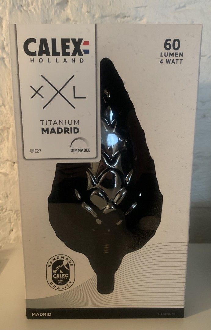 Calex Holland Madrid Titanium LED-lamppu