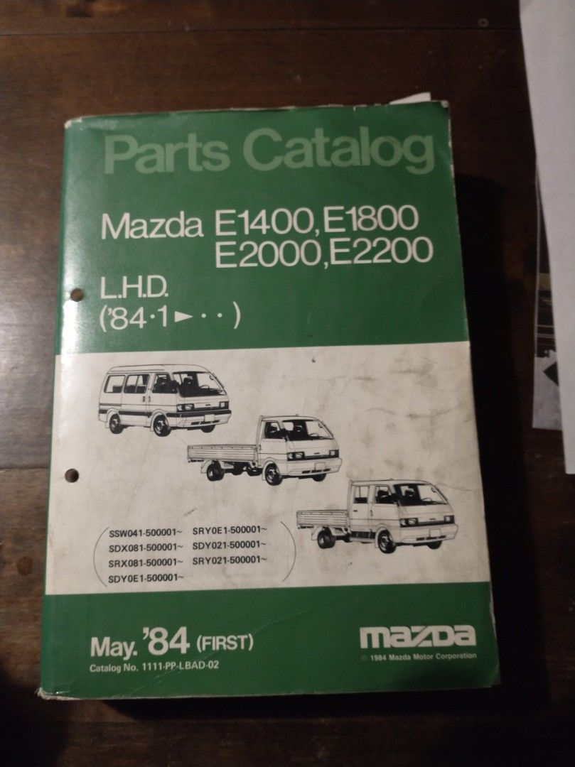 Mazda ohjekirjat yms