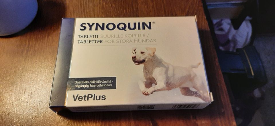 Synoquin nivelravinne yli 25kg koiralle 3 pakettia