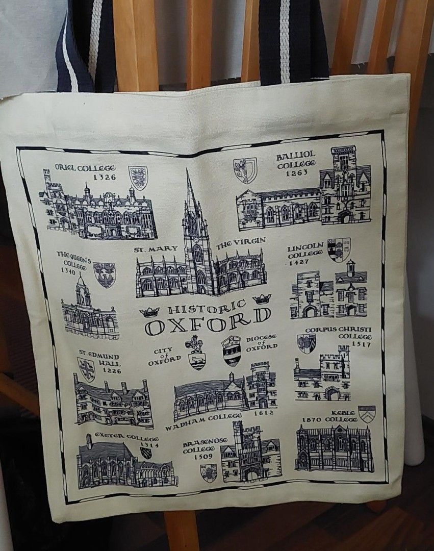 Oxford University/yliopisto olkalaukku / tote bag