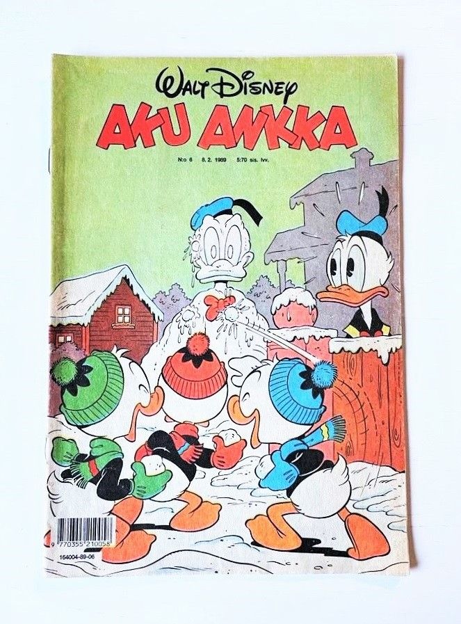 Aku Ankka lehden numero 6/1989