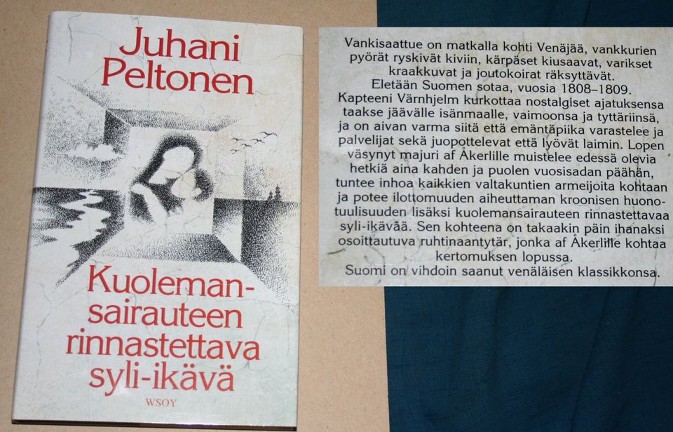 Peltonen, Juhani: Kuolemansairauteen rinnastettava