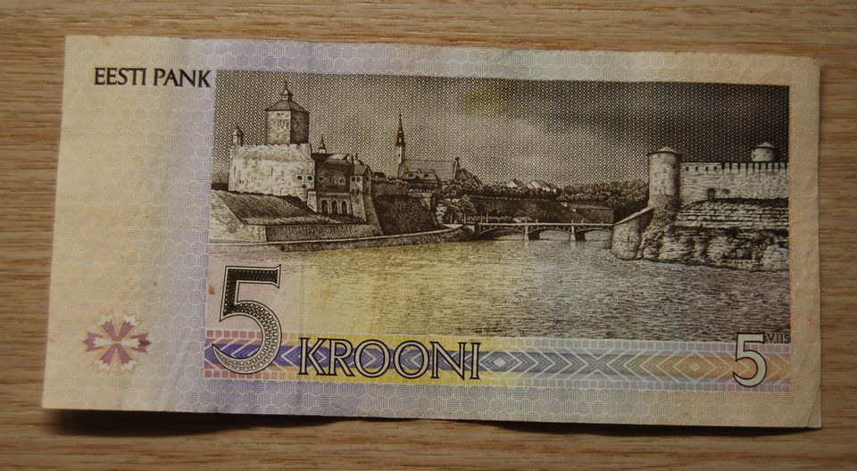 ESTONIA, Viro 5 krooni 1994 Paul Keres