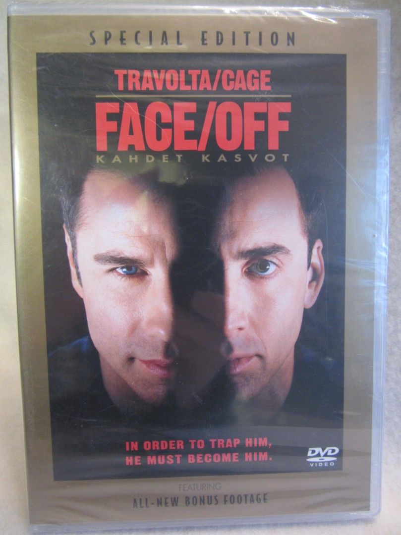 Face/Off dvd uusi