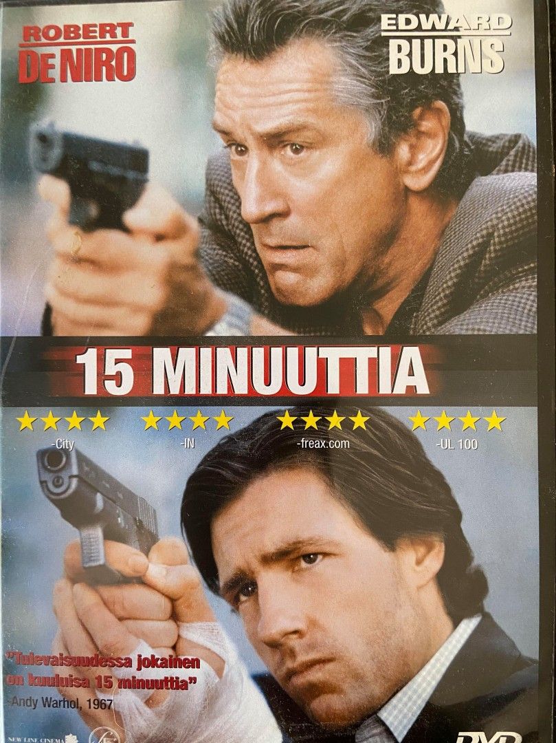 15 minuuttia-dvd elokuva uusi