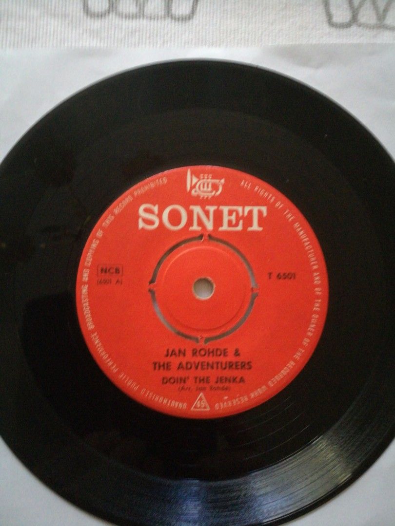 Jan Rohde & The Adventurers 7" Doin' the jenka