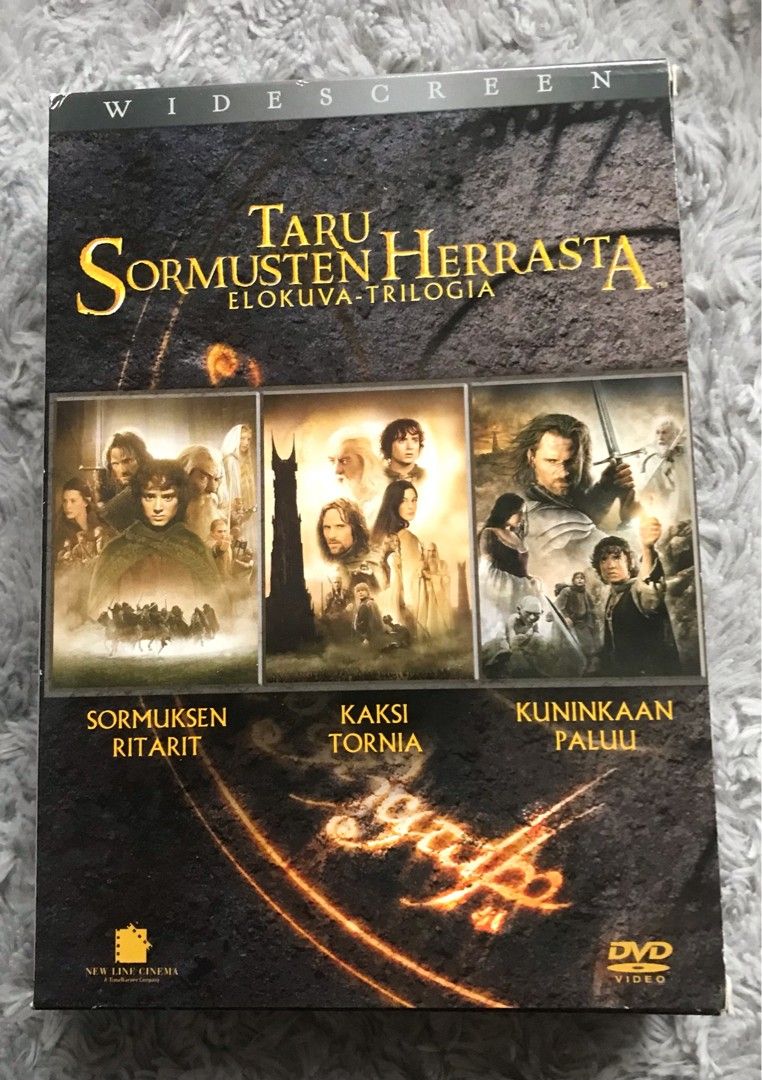 Taru Sormusten Herrasta dvd boxi