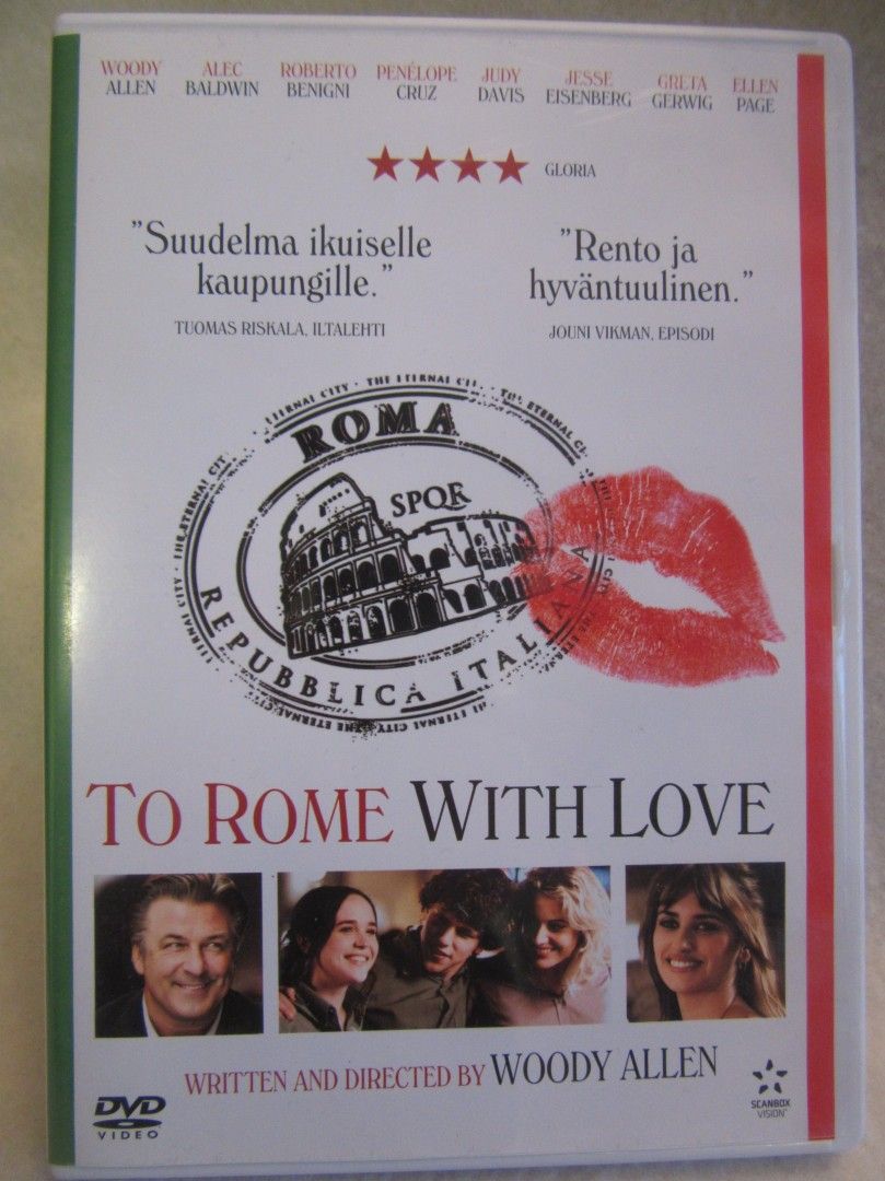 To Rome with love dvd