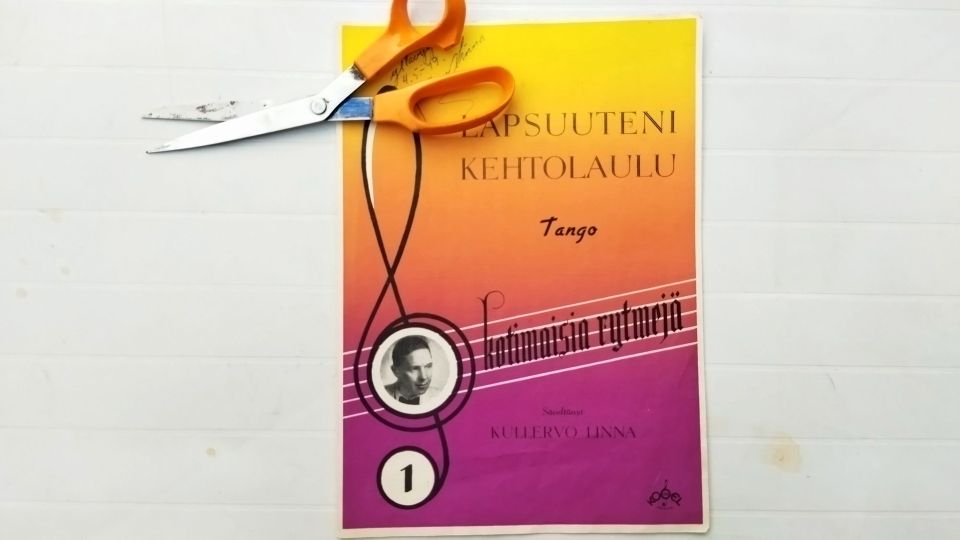 1949 Kullervo Linna nimikirjoitus + nuotti