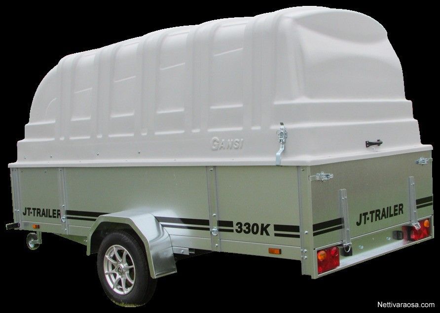 Peräkärry, perävaunu,traileri,jt-trailer 150x330x50+ kuomu,uudistettu 2024 malli