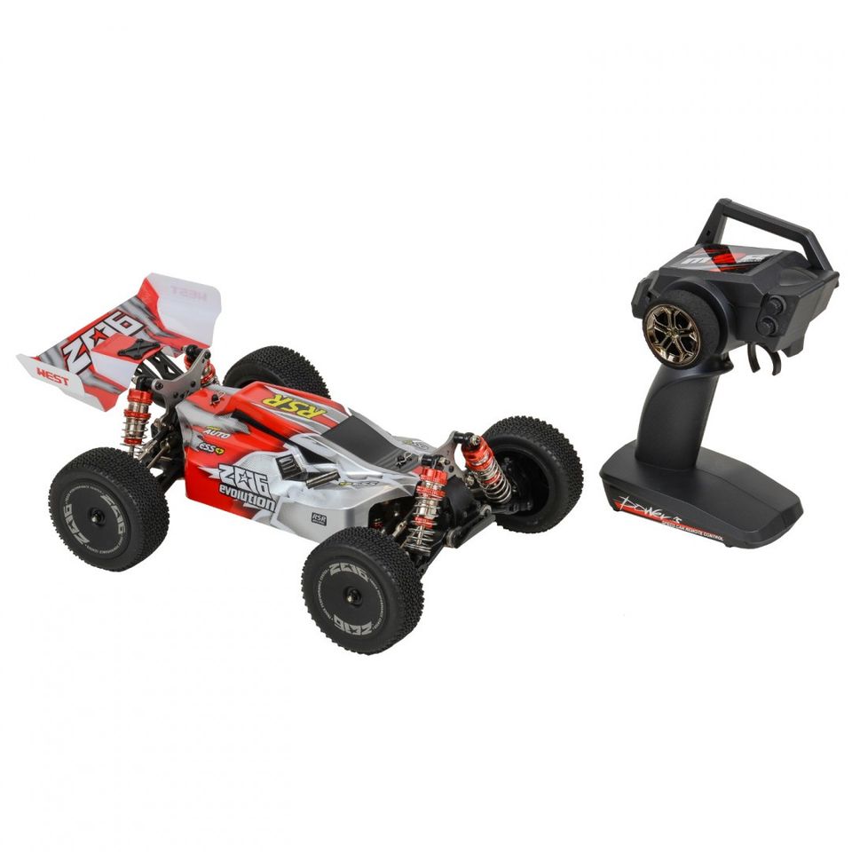 WL Hobby Buggy 1:14 4WD 2,4G 60 km/h punainen RC