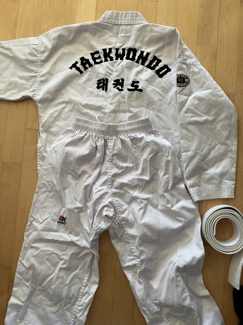 Taekwondo puvut 160 cm tai 170 cm