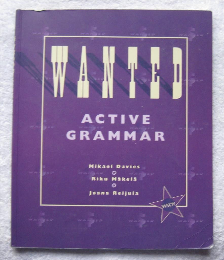 Active Grammar Wanted, Englannin kielioppi