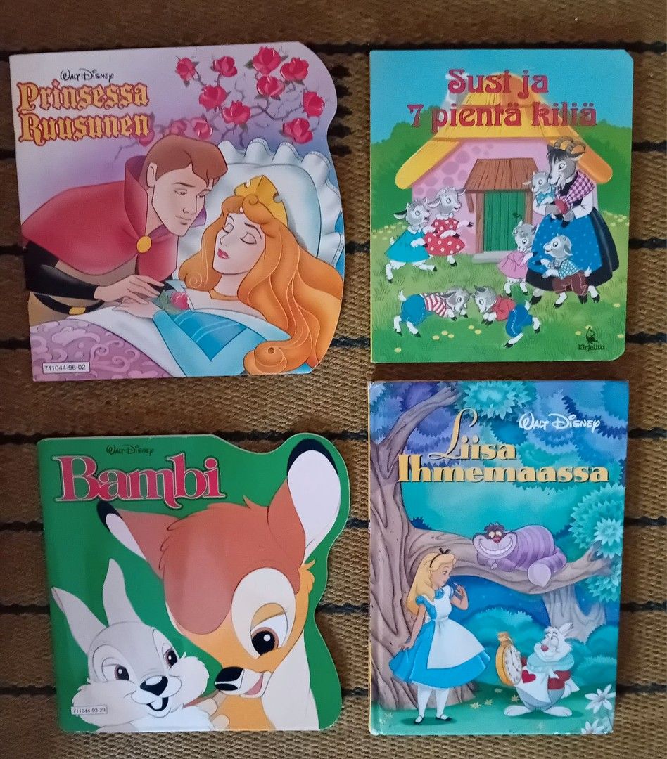 Disney satukirja kuva-satukirja lasten lorut/runot