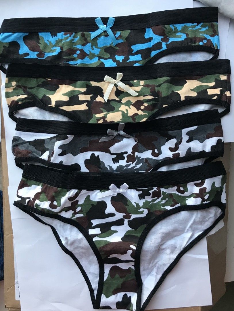 4 kpl setti UUDET camouflage camo alushousut