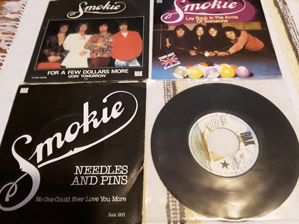 4 kpl Smokie 7" Single