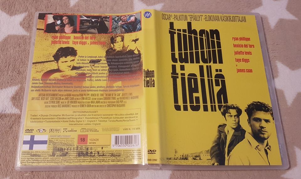 Tuhon tiellä (The Way of the Gun) DVD