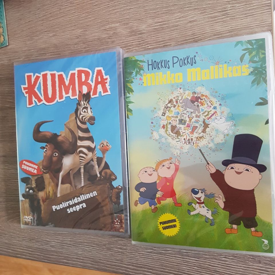 DvD lapselle S ja K7 Kumba ja Mikko Mallikas