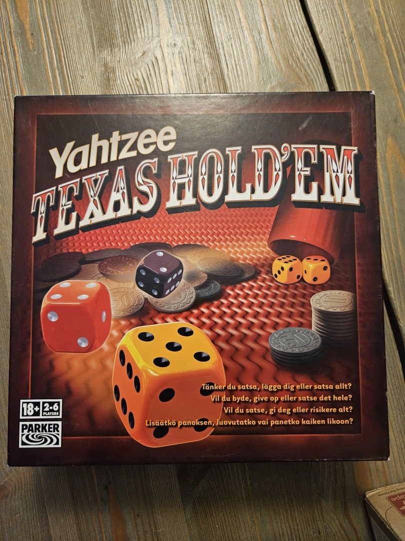 Yahtzee texas hold'em peli
