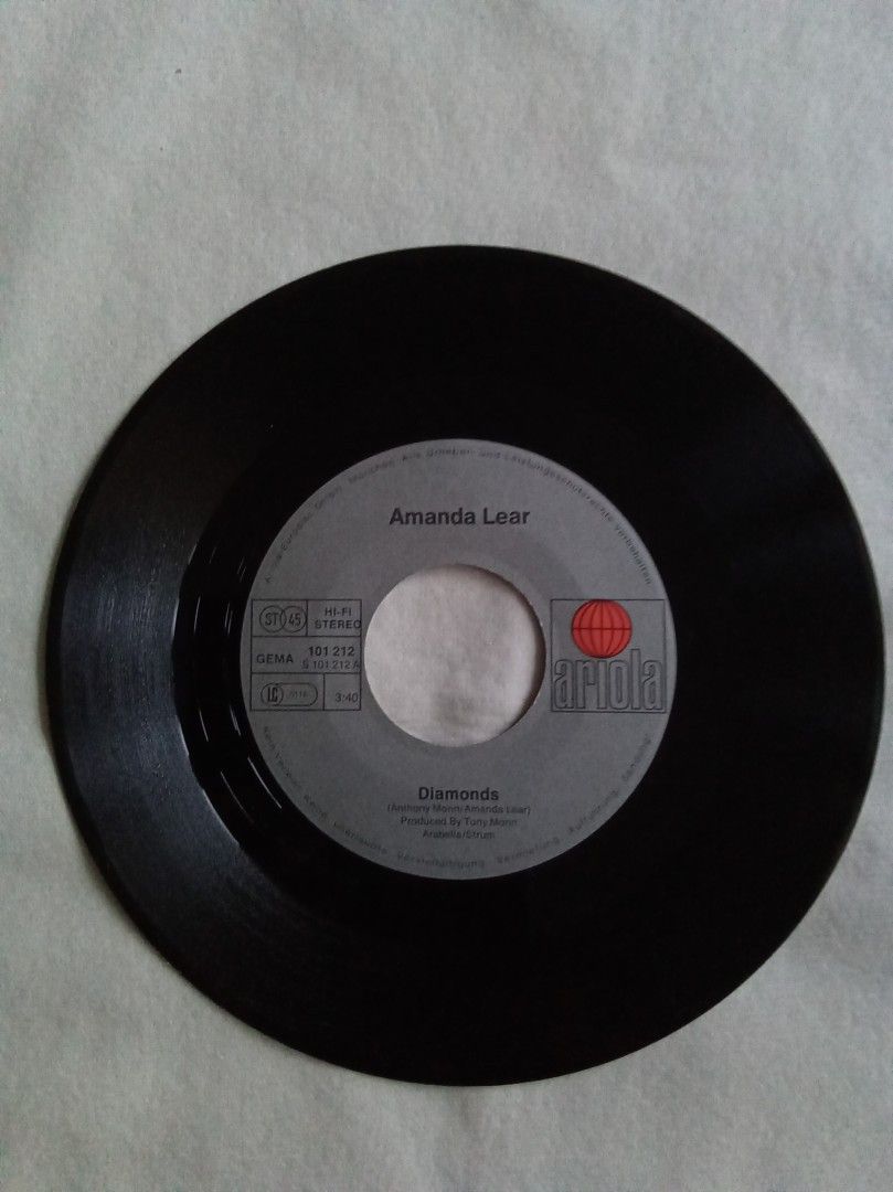 Amanda Lear Diamonds single