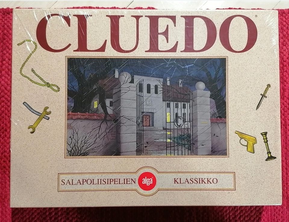 Cluedo lautapeli vuodelta 1992, avaamaton